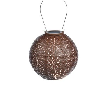Lumiz solar lampion sashiko koper rond Ø20 cm - afbeelding 1