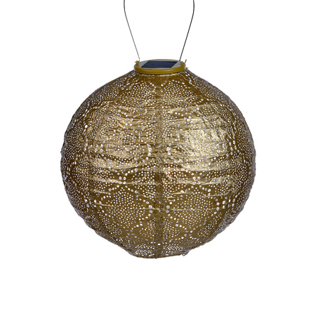 Lumiz solar lampion bazaar goud rond Ø30 cm - afbeelding 1