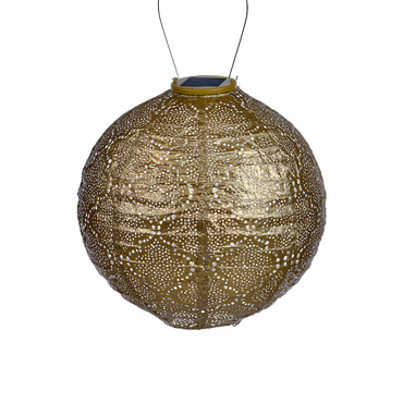 Lumiz solar lampion bazaar goud rond Ø30 cm - afbeelding 1