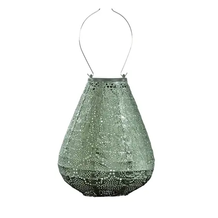 Lumiz solar lampion bazaar sage groen tulip Ø20 cm - afbeelding 1