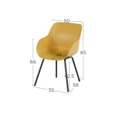 Hartman Sophie Rondo Organic dining tuinstoel - afbeelding 2