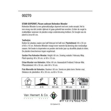 Stam-doperwt Kel. Wonder, 50 gr. - afbeelding 2