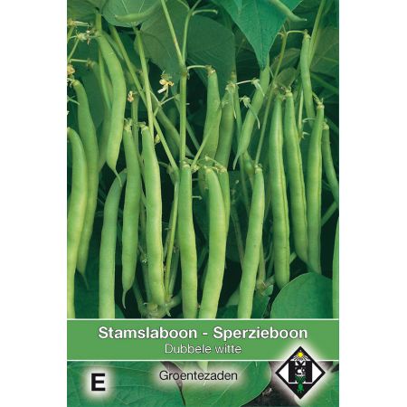 Stamslaboon Dubbele witte, 60 gr. - afbeelding 1
