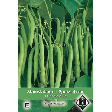 Stamslaboon Dubbele witte, 60 gr. - afbeelding 1