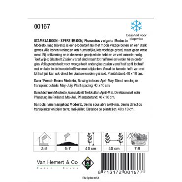 Stamslaboon Modesto, 30 gr - sperzieboon - afbeelding 2