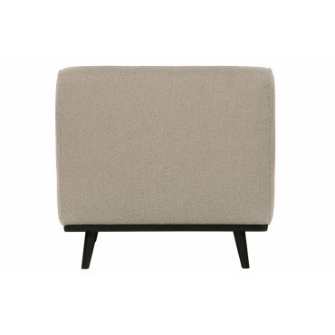 Statement fauteuil bouclé beige - afbeelding 4