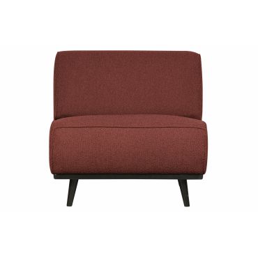 Statement fauteuil bouclé chestnut - afbeelding 1