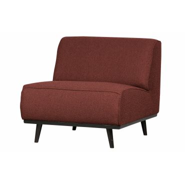 Statement fauteuil bouclé chestnut - afbeelding 2