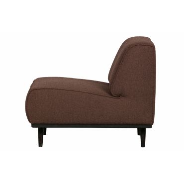 Statement fauteuil bouclé coffee - afbeelding 3