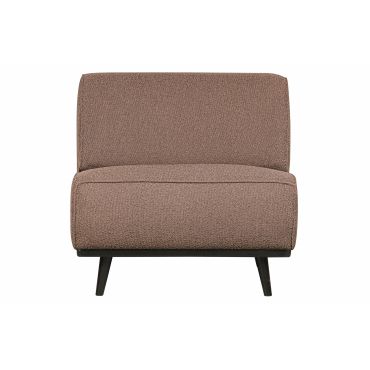 Statement fauteuil bouclé nougat - afbeelding 1