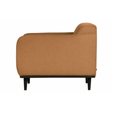 Statement fauteuil met arm bouclé butter - afbeelding 3