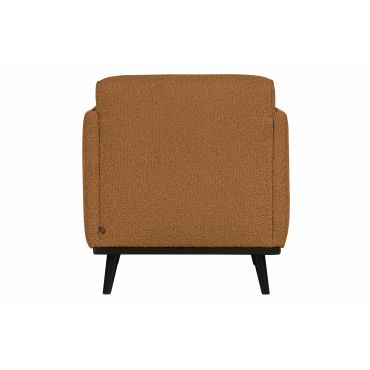 Statement fauteuil met arm bouclé butter - afbeelding 4