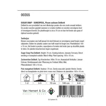 Sugar Snap Delikett, 50 gr. - afbeelding 2