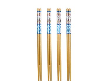 Blond Amsterdam sushi chopsticks blue stripes - afbeelding 1