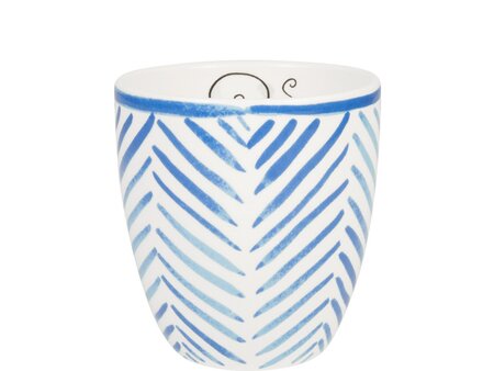 Blond Amsterdam sushi minimok zonder oor blue stripes - afbeelding 1