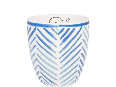 Blond Amsterdam sushi minimok zonder oor blue stripes - afbeelding 1