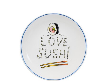Blond Amsterdam sushi bord 'Love Sushi' - afbeelding 1