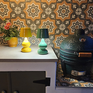 Tafellamp Groen LED oplaadbaar - afbeelding 2