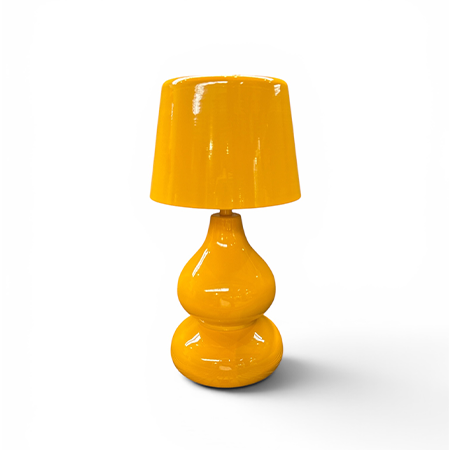 Tafellamp Oranje LED oplaadbaar - afbeelding 1