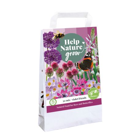 Tas Violet Friends 'Help Nature Grow' - afbeelding 1