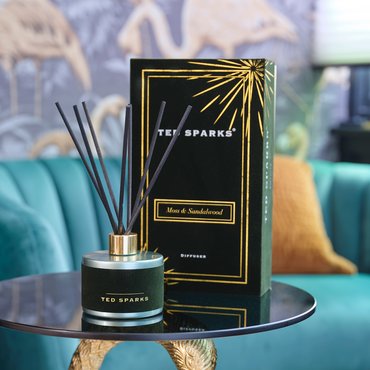 Ted Sparks Velvet geurstokjes Moss & Sandalwood - afbeelding 2