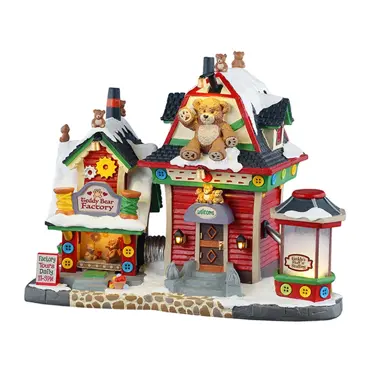 Lemax teddy bear factory