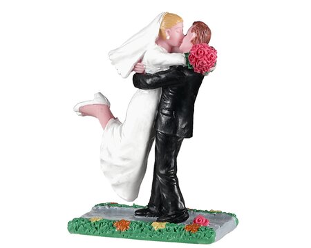 Lemax kerstdorp figuur 'The Newlyweds'