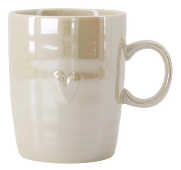 Zusss mok zandkleurig hartje