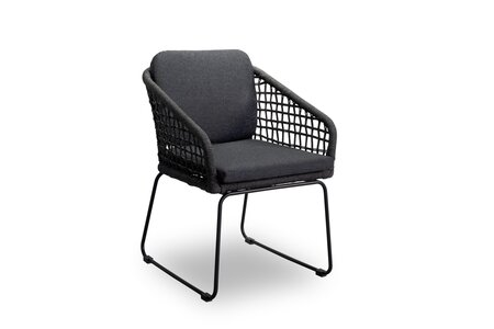 Trestino dining tuinstoel Jason Antraciet