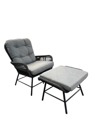 Trestino loungestoel Pia incl. hocker