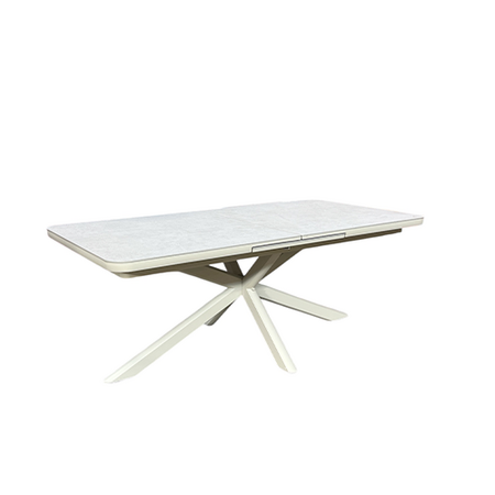 Trestino uitschuifbare tuintafel Kolding 200-260x100cm latte - afbeelding 1