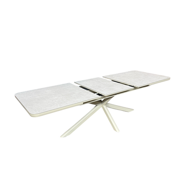 Trestino uitschuifbare tuintafel Kolding 200-260x100cm latte - afbeelding 2