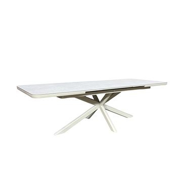 Trestino uitschuifbare tuintafel Kolding 200-260x100cm latte - afbeelding 3