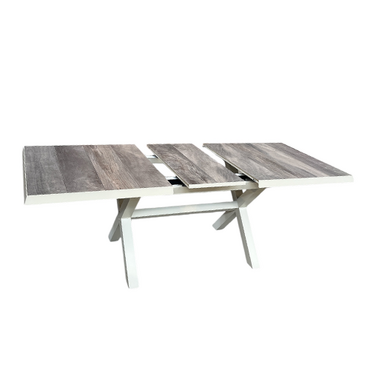 Trestino uitschuifbare tuintafel Odense 163-203 cm latte - afbeelding 2