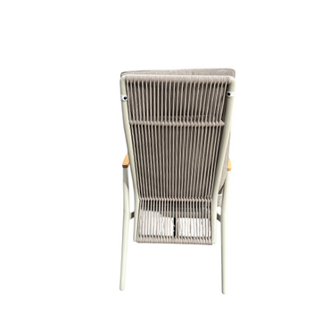 Trestino verstelbare dining tuinstoel Viborg latte - afbeelding 2