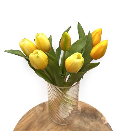 Tulpenbosje 7 stuks - geel - afbeelding 1