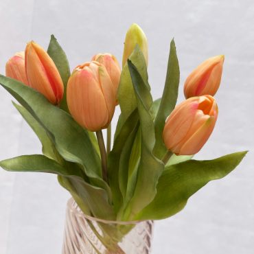 Tulpenbosje 7 stuks - perzik - afbeelding 2