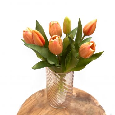 Tulpenbosje 7 stuks - perzik - afbeelding 1