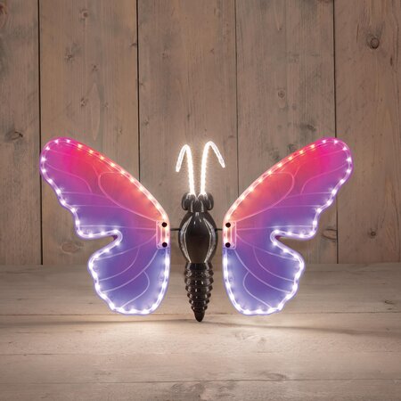 Anna's Collection Bewegende Led Vlinder 40 cm