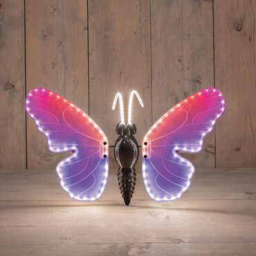 Anna's Collection Bewegende Led Vlinder 40 cm