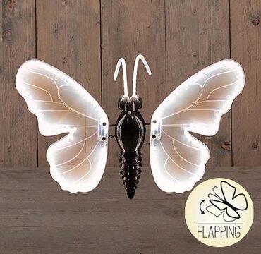 Anna's Collection Bewegende Led Vlinder 40 cm