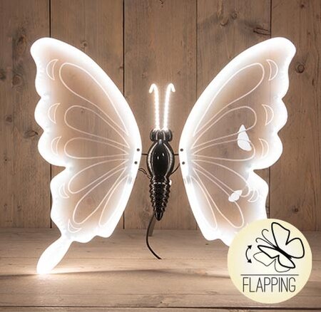 Anna's Collection Bewegende Led Vlinder 60 cm