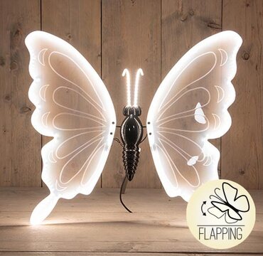 Anna's Collection Bewegende Led Vlinder 60 cm