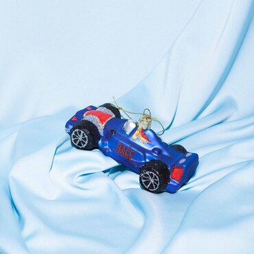 Vondels kersthanger raceauto - afbeelding 2