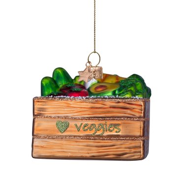 Vondels kersthanger groentekistje