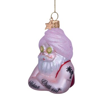 Vondels kersthanger kerstman met beauty handdoek - afbeelding 2