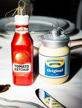 Vondels kersthanger ketchupfles - afbeelding 6