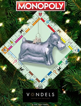 Vondels kersthanger monopoly hond - afbeelding 5