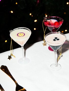 Vondels kersthanger roze cosmopolitan cocktail - afbeelding 5