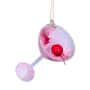Vondels kersthanger roze cosmopolitan cocktail - afbeelding 2